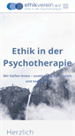 Mobile Screenshot of ethikverein.de