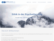 Tablet Screenshot of ethikverein.de